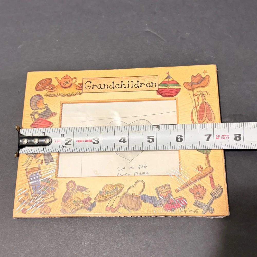 Havoc Publishing Grandchildren Photo Frame L Spivey 3x5 4x6 Vintage Art NIP